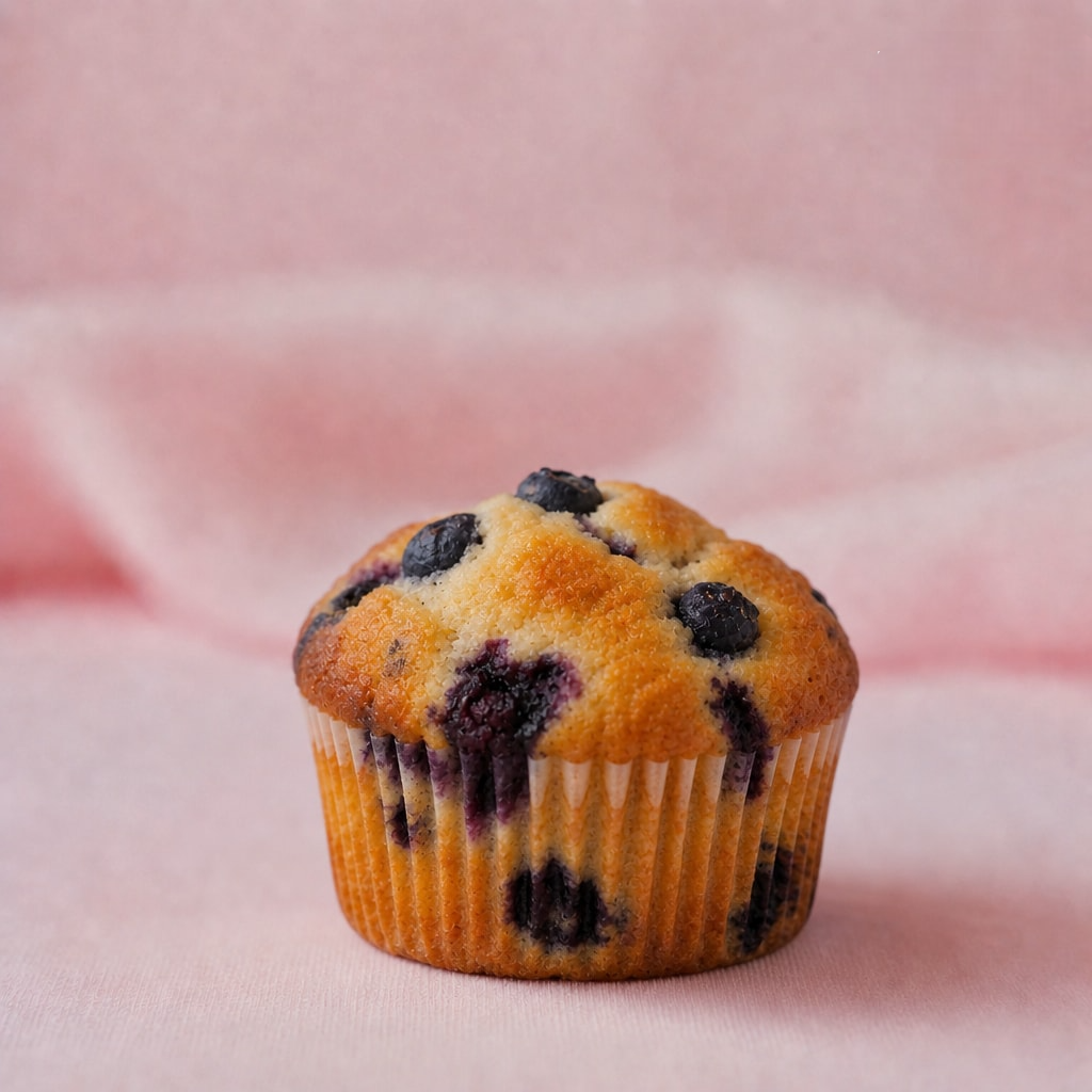 Blauwe bessen muffin