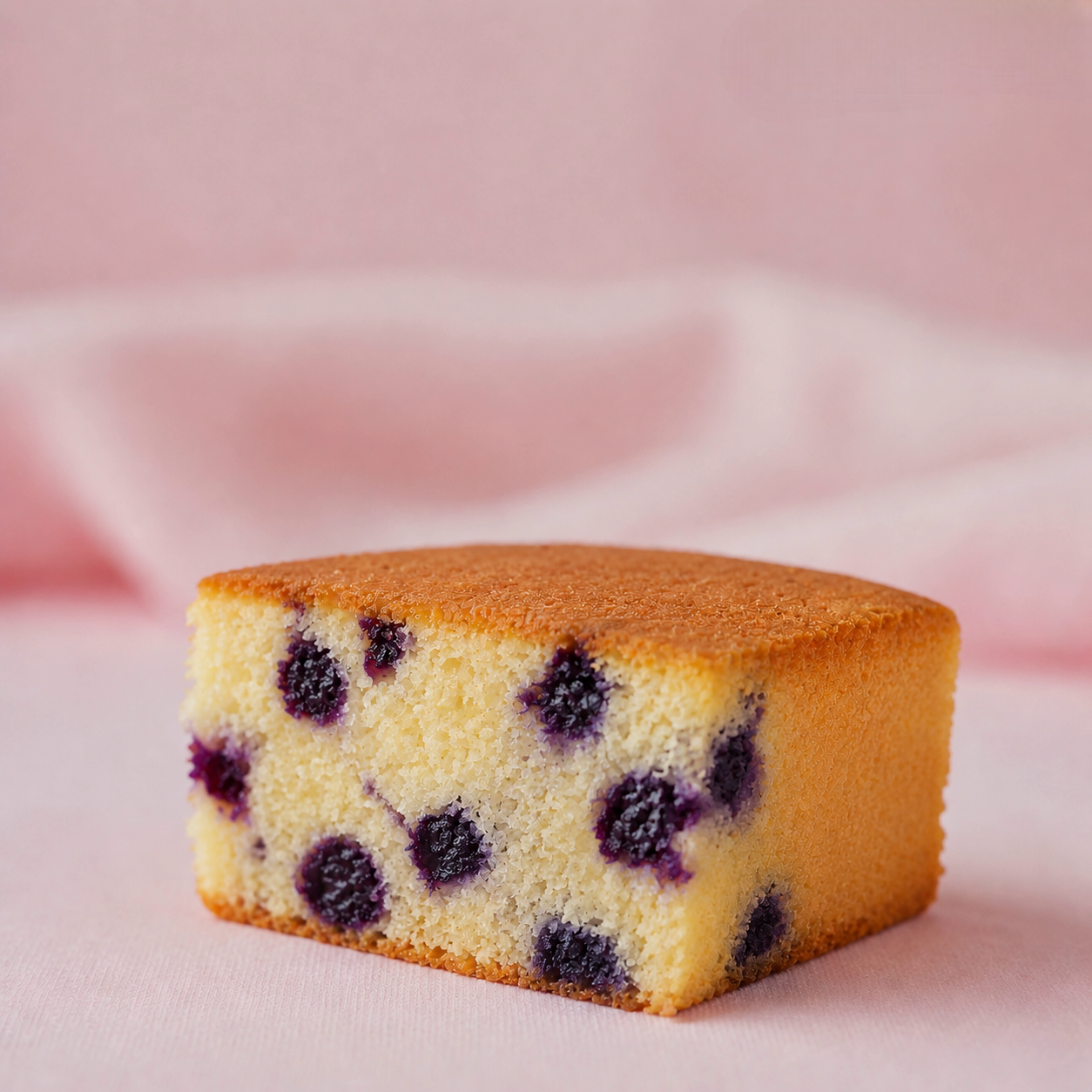 Blauwe bessen cake
