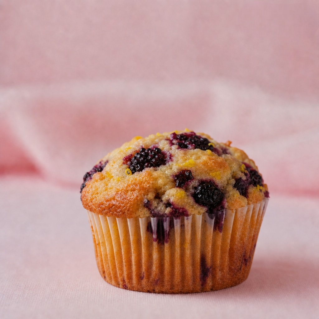 Citroen-bramen muffin