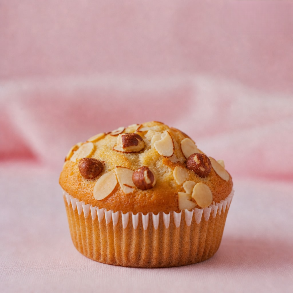 Hazelnoot-amandelen muffin