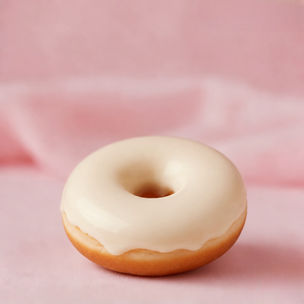Witte chocolade donut